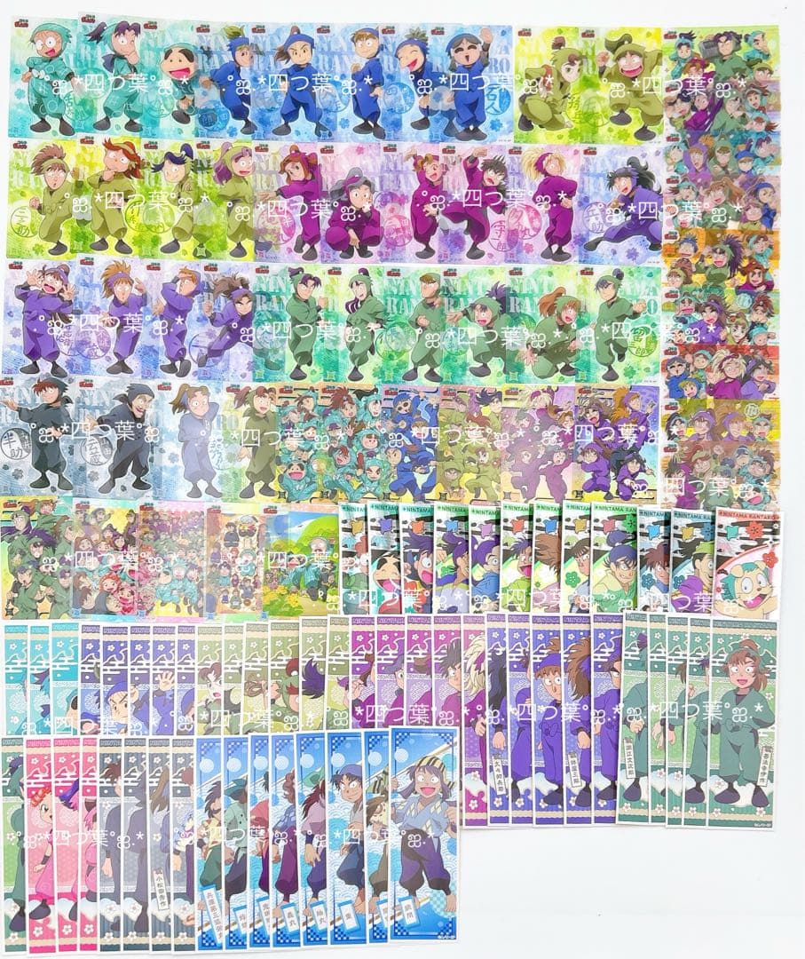 【匿名配送】忍たま乱太郎 ステッカー クリアカード 111点 フルコンプセット