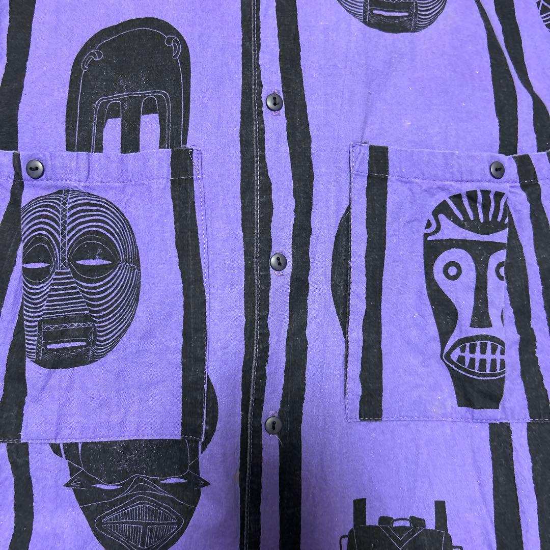 超希少 80s ジミーズ JIMMY'Z マスク柄 シャツ 美品 USA製 - メルカリ