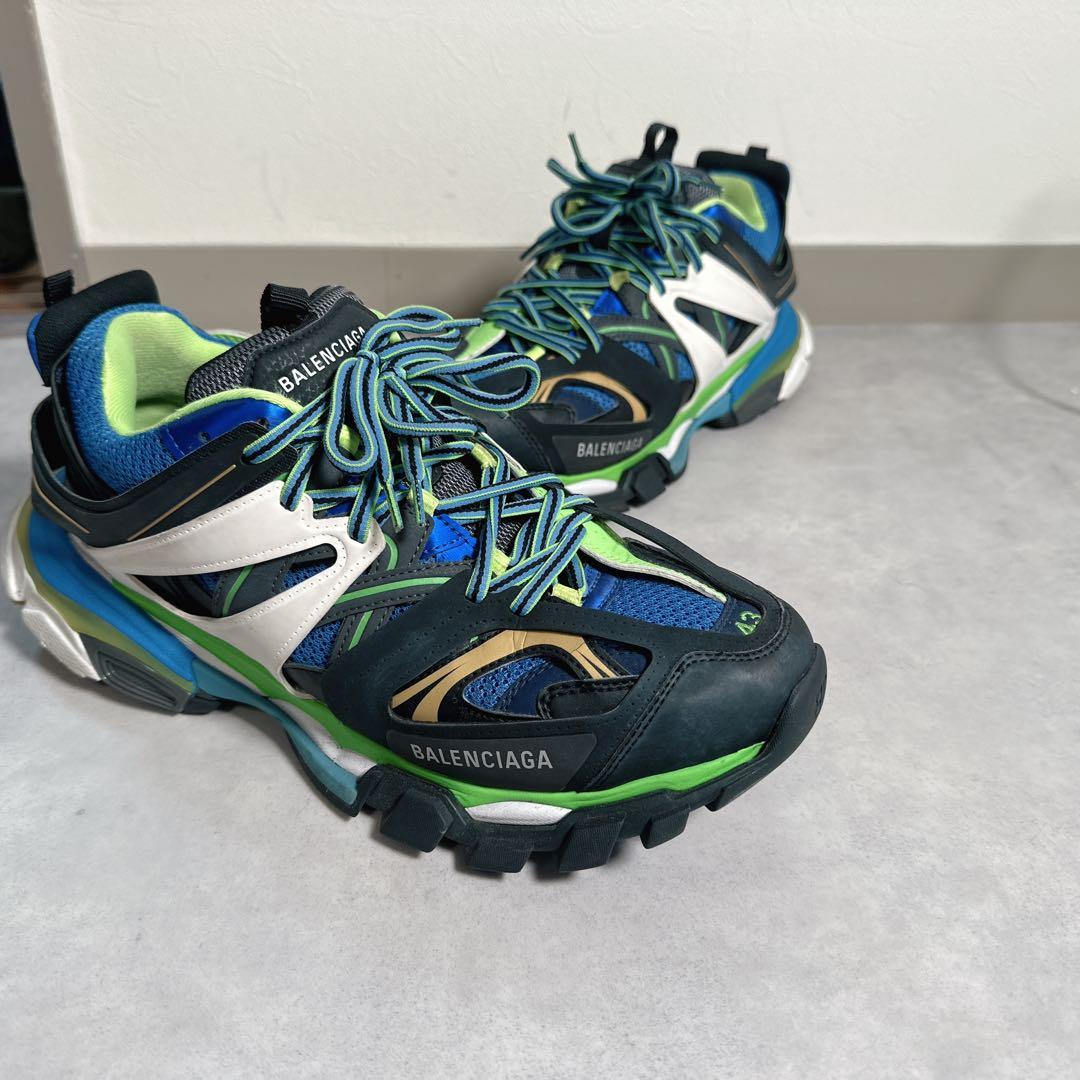 28.5cm BALENCIAGA トラックトレーナー メッシュ スニーカー