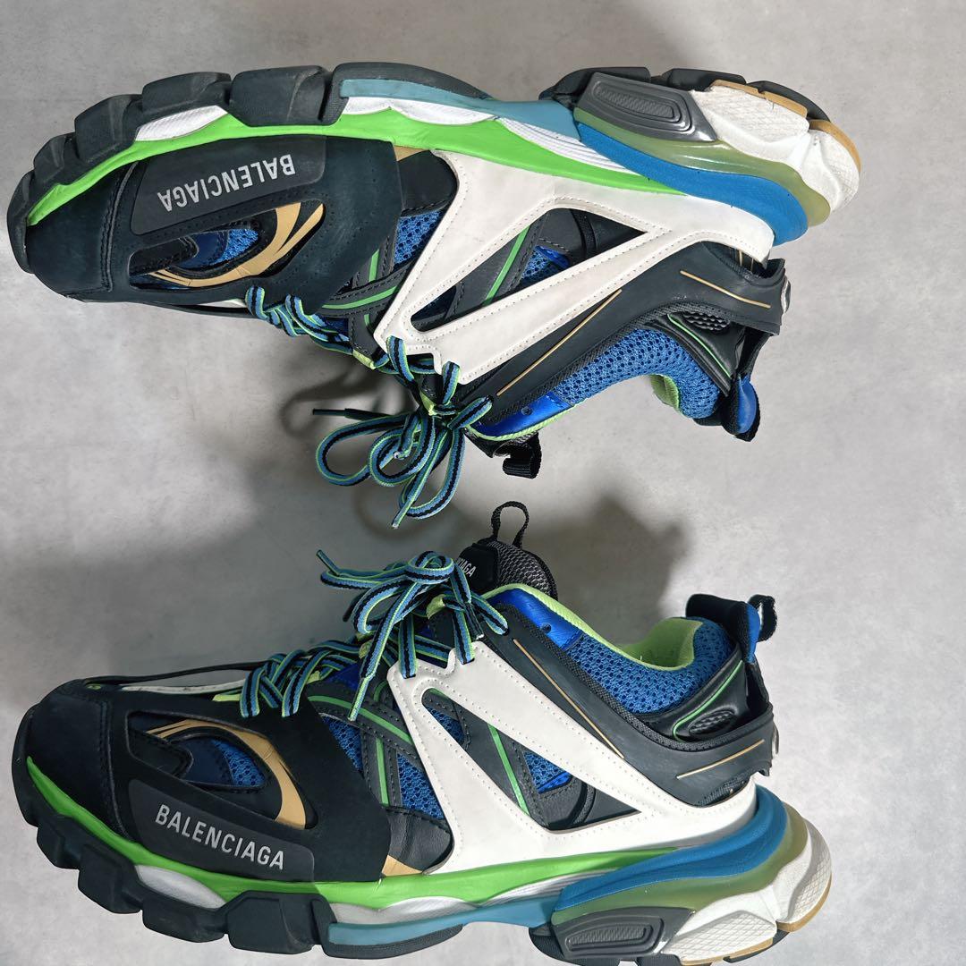 28.5cm BALENCIAGA トラックトレーナー メッシュ スニーカー