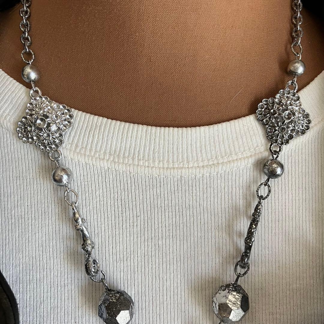 一点物】ジャンポールゴルチエ ネックレス バッファロースカル 南京錠