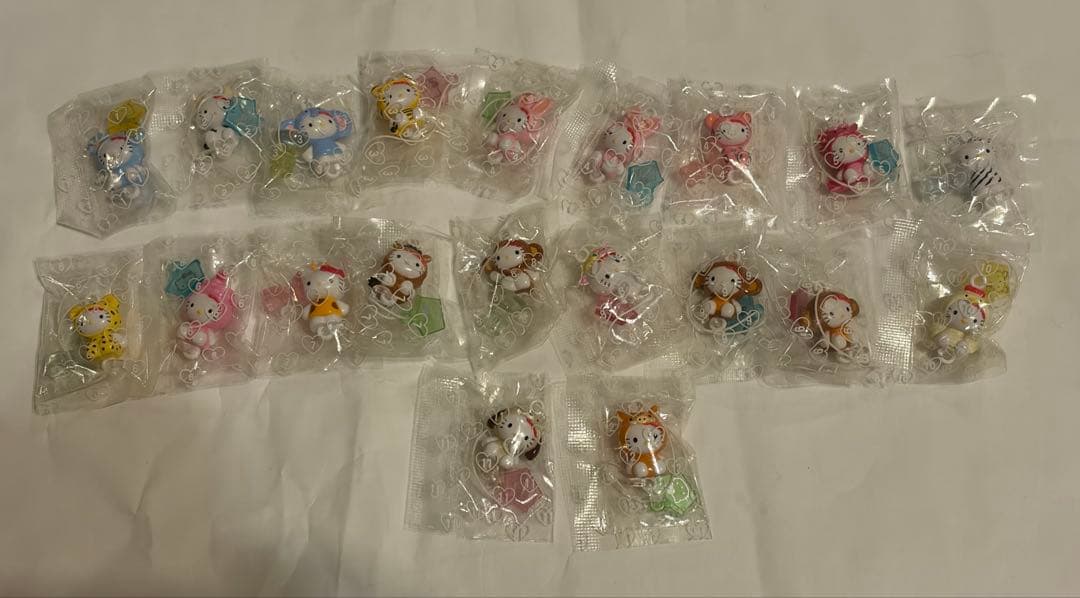 サンリオ キティ ご当地干支十二支 キーホルダー ストラップ セット