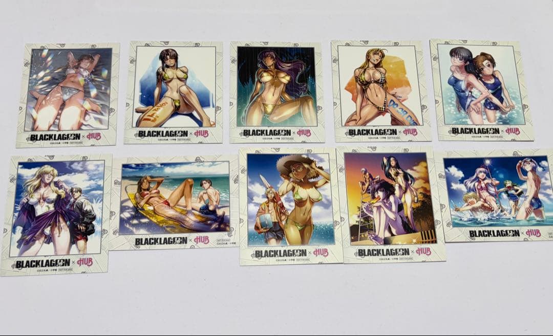 ブラックラグーン コラボブロマイド コンプリートセット