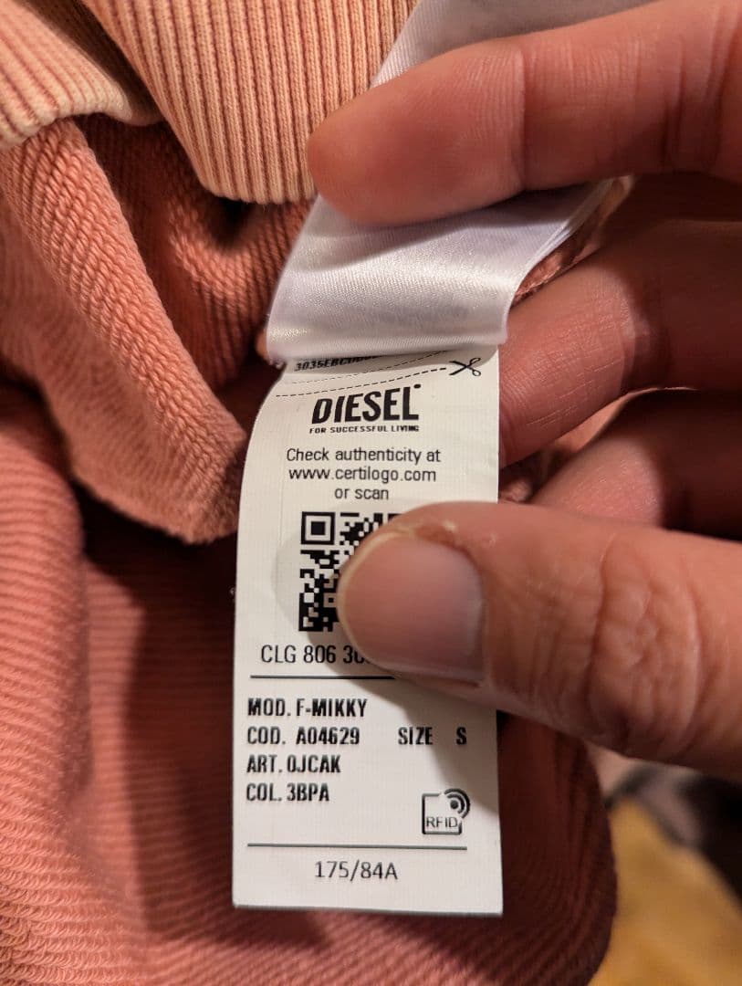 DIESEL グレン期美品ほぼ未使用 スウェットパーカー - メルカリ