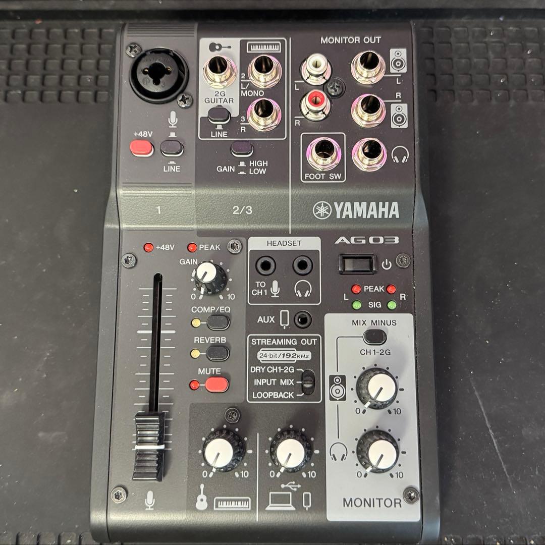 YAMAHA AG03MK2 Bブラック オーディオインターフェース