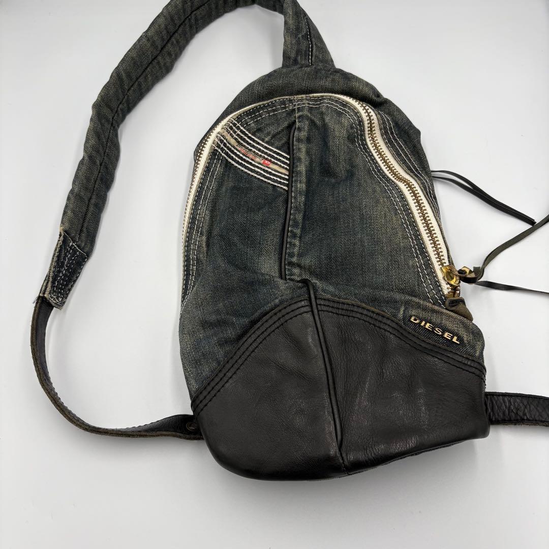 バッグ Archive Diesel body bag Denim logo