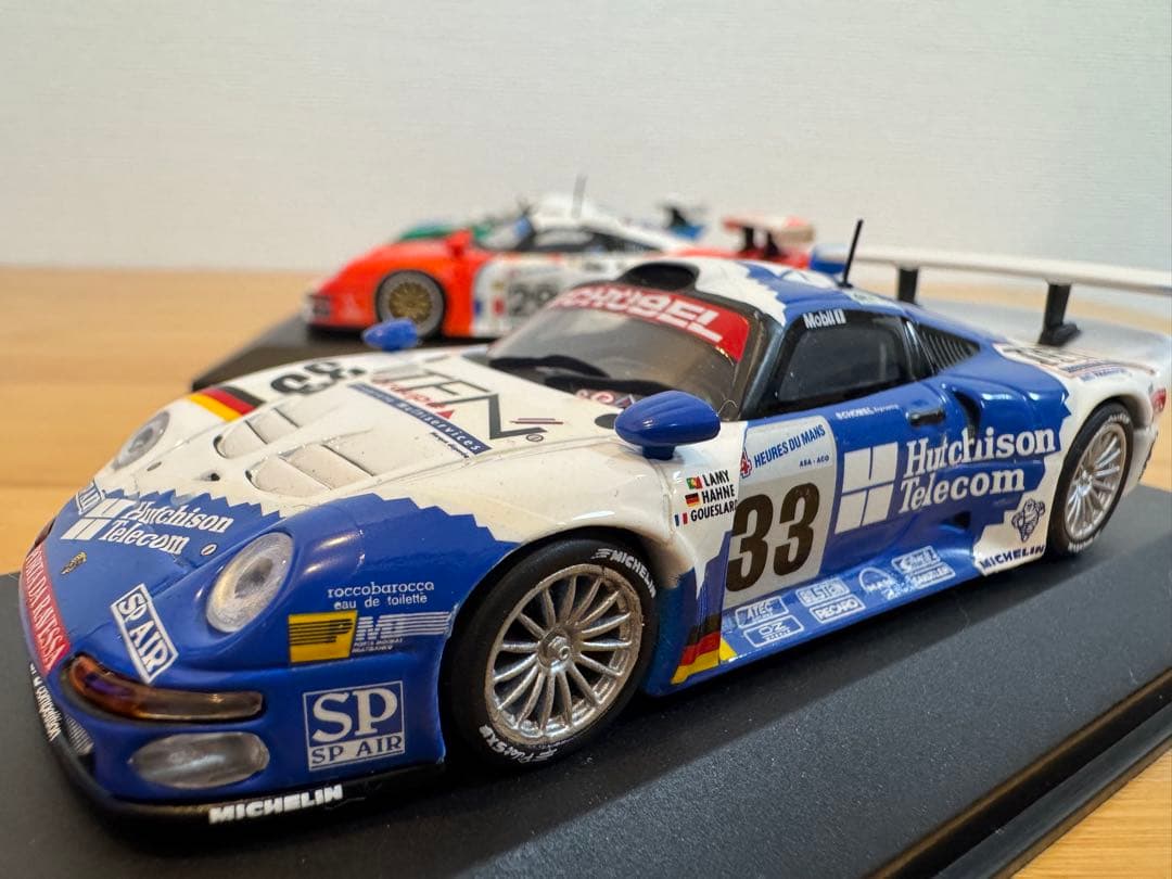 MINICHAMPS】3台セットPorsche GT1 #28/29/33 ミニカー