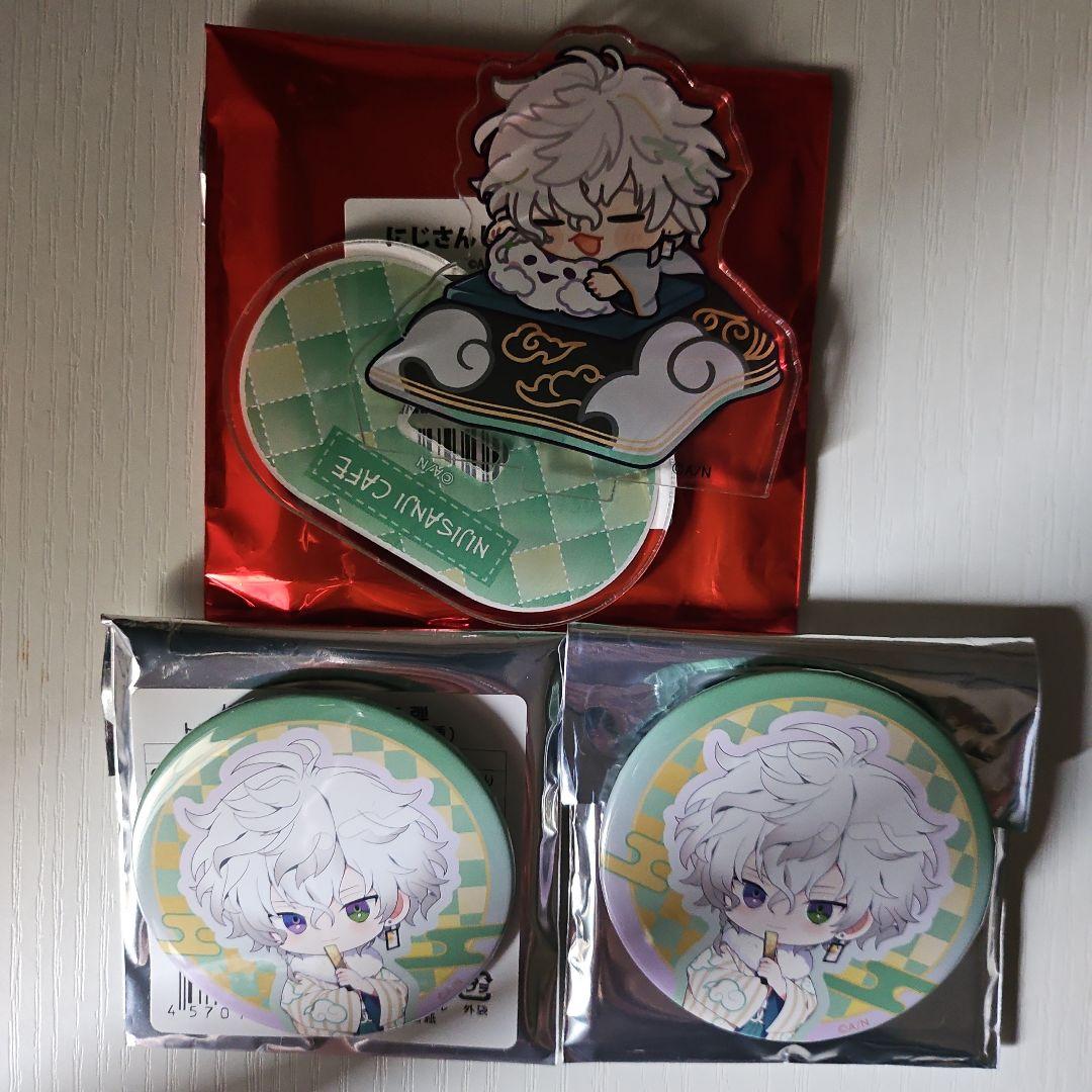 にじさんじ スイパラ Dytica 叢雲カゲツ アクリルスタンド 缶バッジ