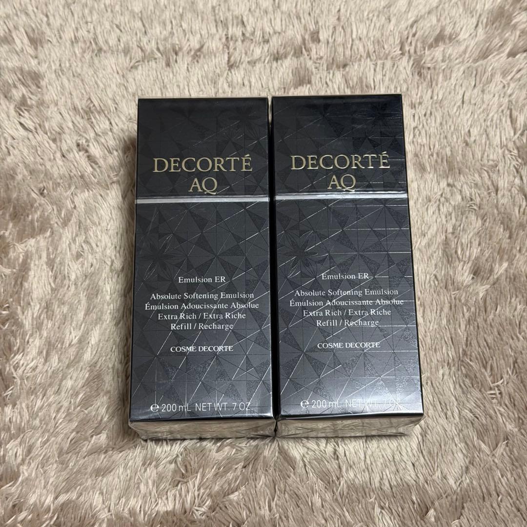 DECORTÉ AQ Emulsion ER 200mL 2本セット　付替用 コスメデコルテ AQ アブソリュート エマルジョン マイクロ