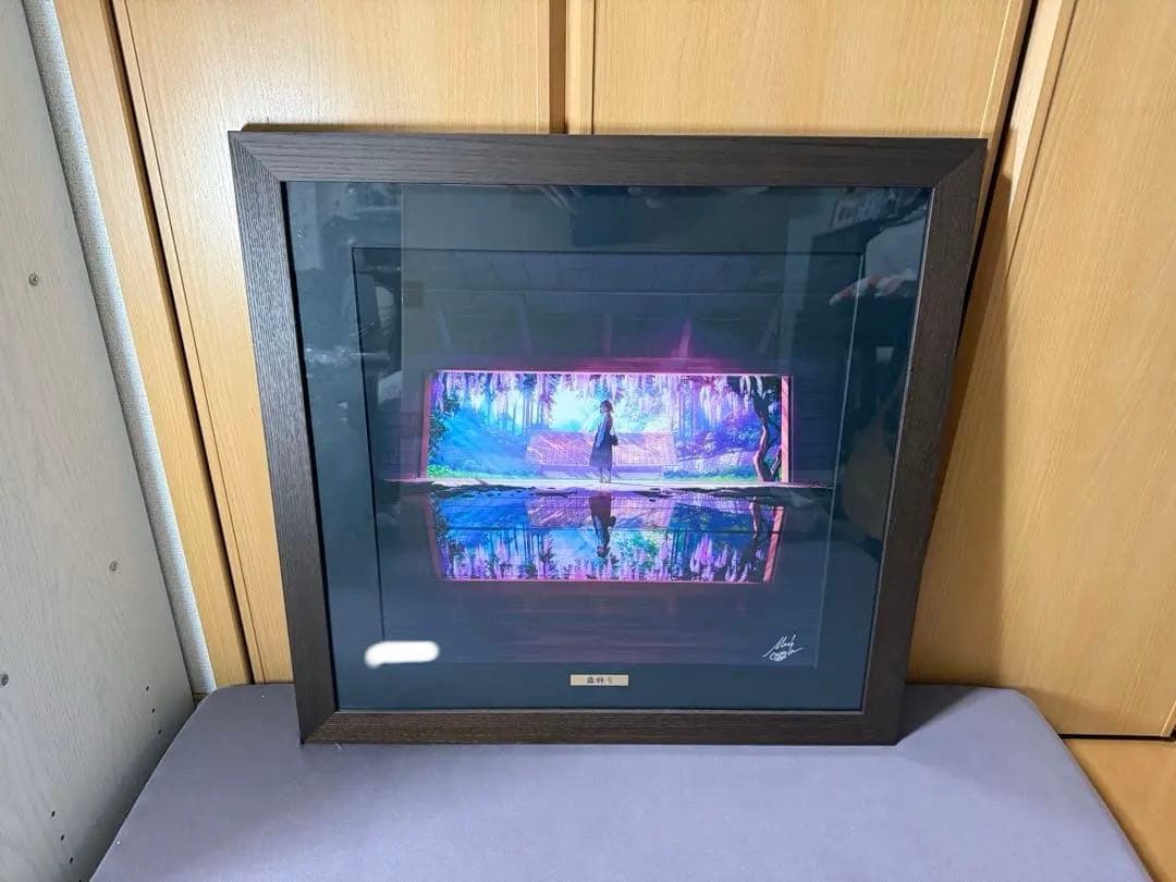 mocha先生作 『藤飾り』 アールジュネス版画 藤ちょこ先生 版画作品紹介！！ | 神絵祭 華