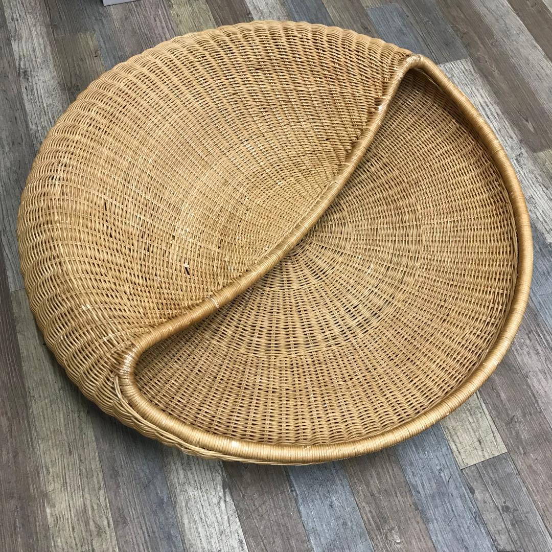 展示品 IDEE イデー POD ラタン 座椅子 あぐら - メルカリ