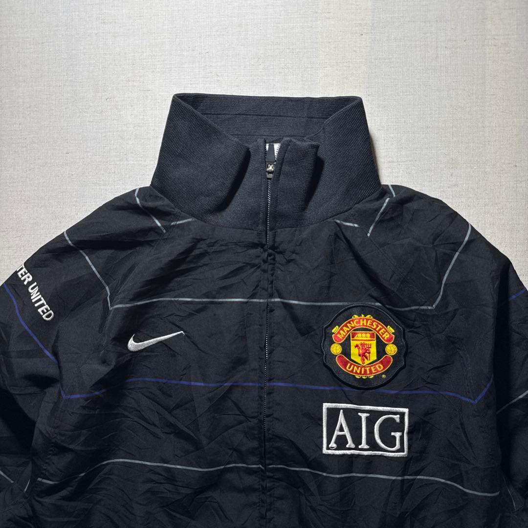 08-09 NIKE マンチェスターユナイテッド サッカー ナイロンジャケット