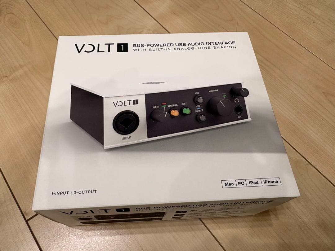 DTM・DAW Universal Audio Volt1 Amazon.co.jp: UNIVERSAL AUDIO VOLT 1 VOLTシリーズ 国内正規品