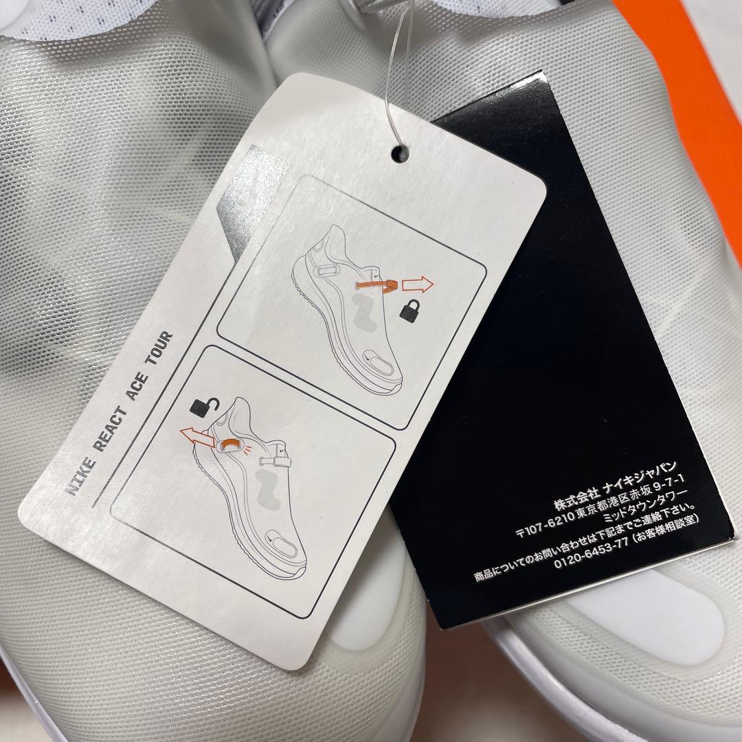 [新品]24.5cm WMNS NIKE REACT ACE TOUR ゴルフ