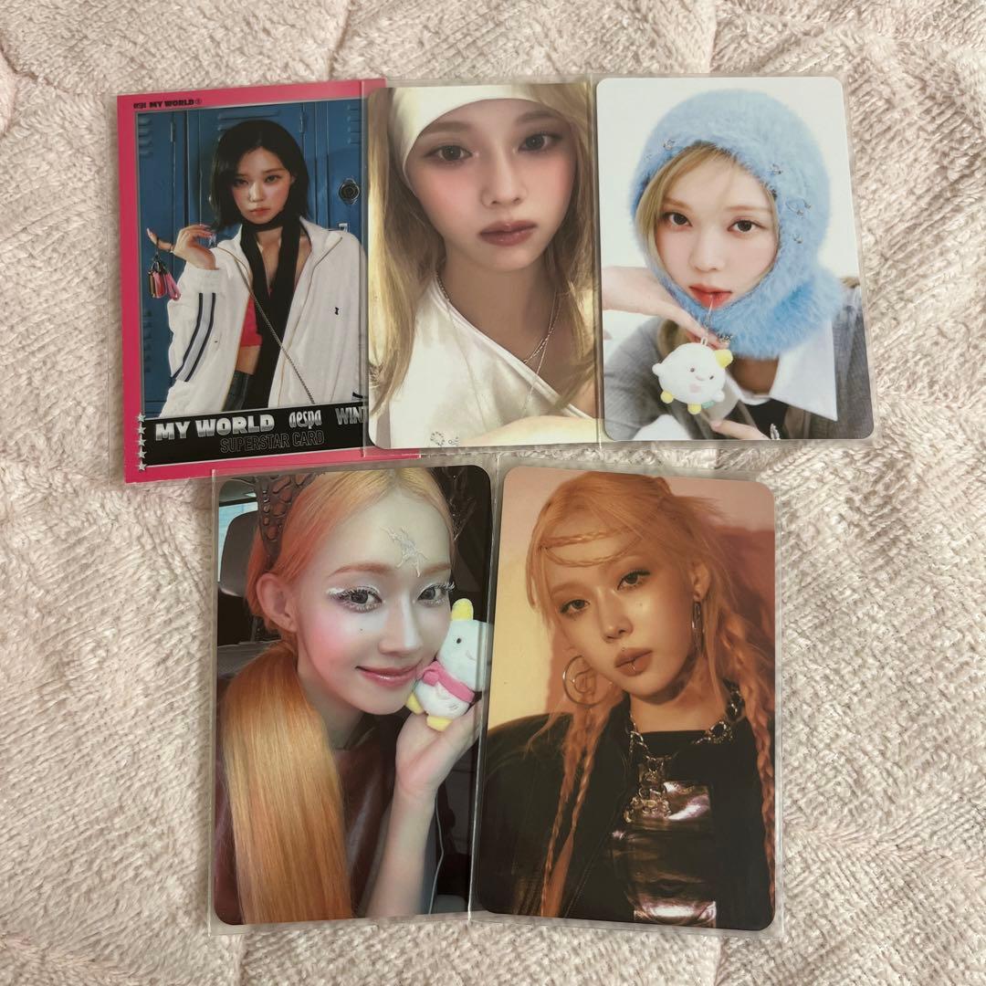 aespa ウィンター トレカ ラントレ まとめ売り セット - メルカリ