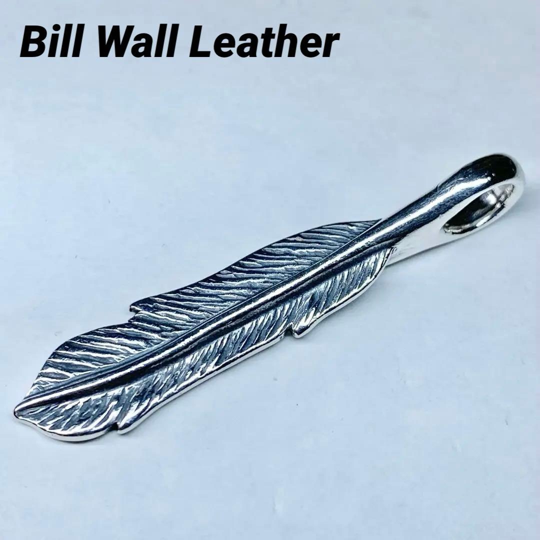 希少 ビルウォールレザー フェザー ペンダントトップ シルバー 925 いぶし