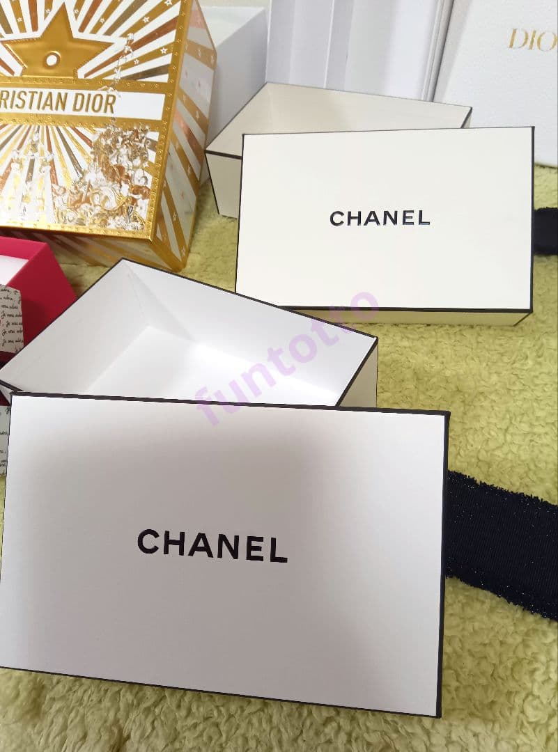 シャネル ギフトボックス Dior ギフトボックス バレンタイン ホリデー