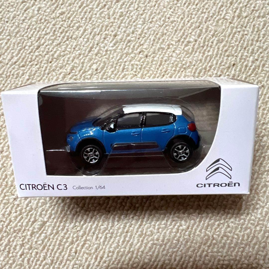 新品・未開封】 シトロエンCITROËN C3 ブルー1/64 ミニカー - メルカリ