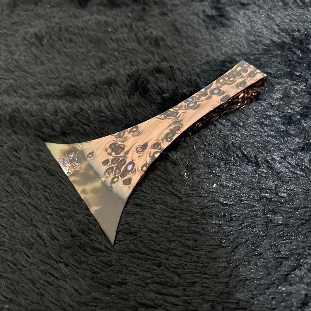 高級! 三味線 撥 バチ 天然素材 雅楽 和楽器 細密細工 伝統工芸 弦楽器