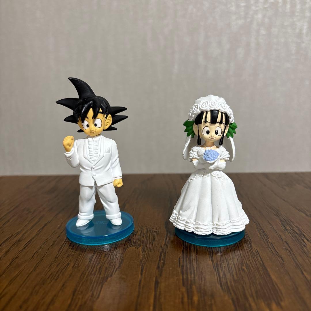 ドラゴンボールワーコレ 悟空 &チチ ウェディングフィギュア