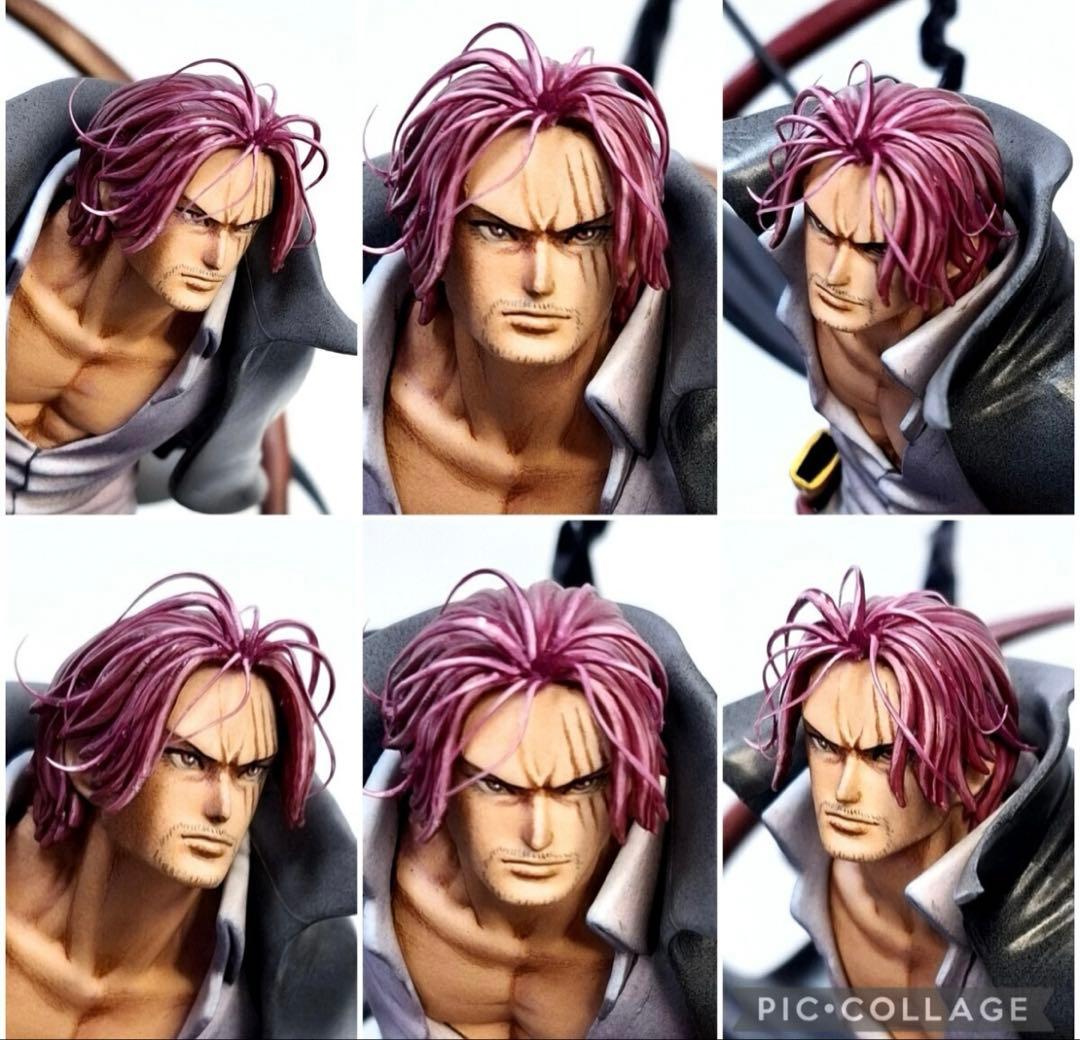 二次元 リペイント シャンクス 顔の描き直し 頭髪追加 塗装済み 完成品