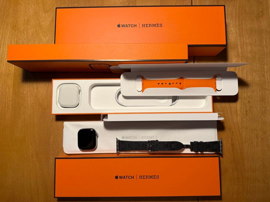 Apple Watch Hermès Series 10 エルメス キリム 黒