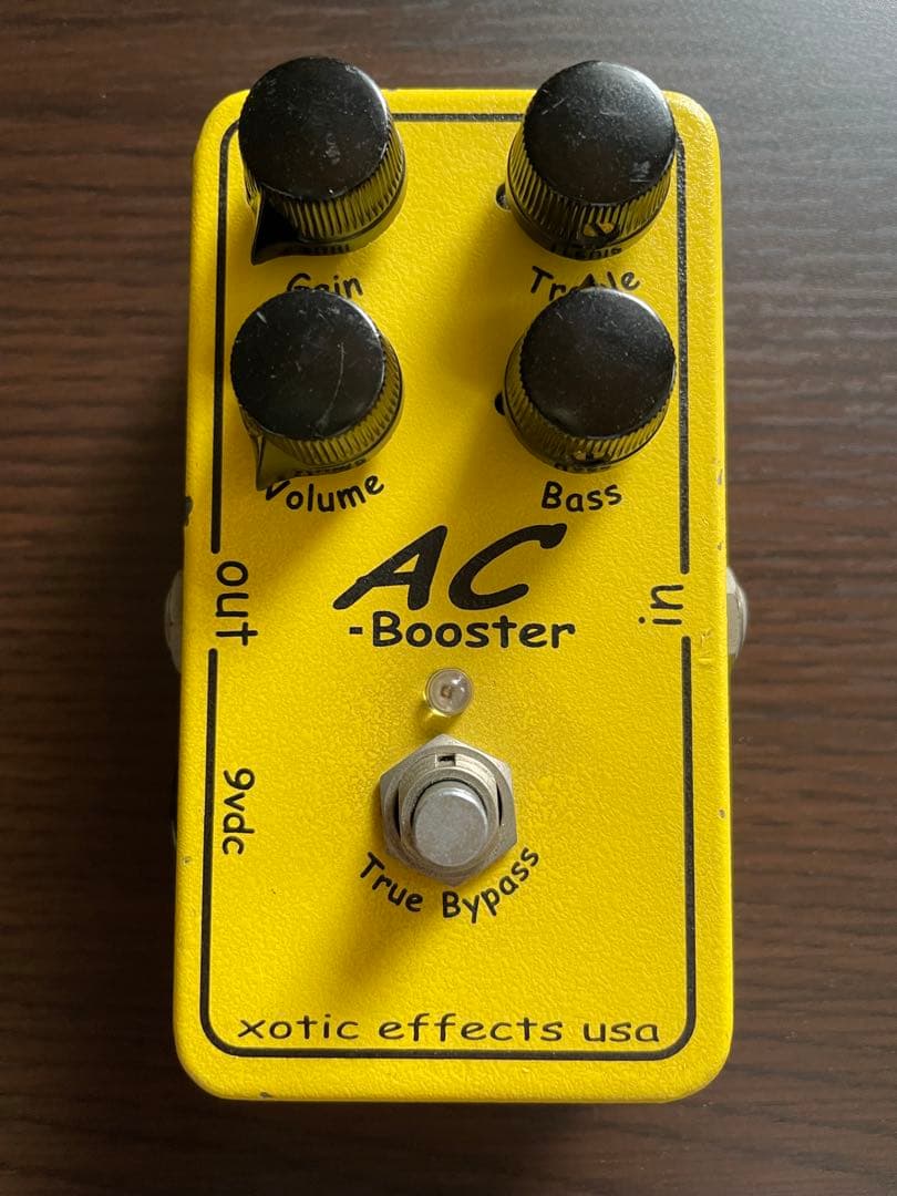 Xotic AC Booster 最初期型 シリアル#0009 基板モールドなし