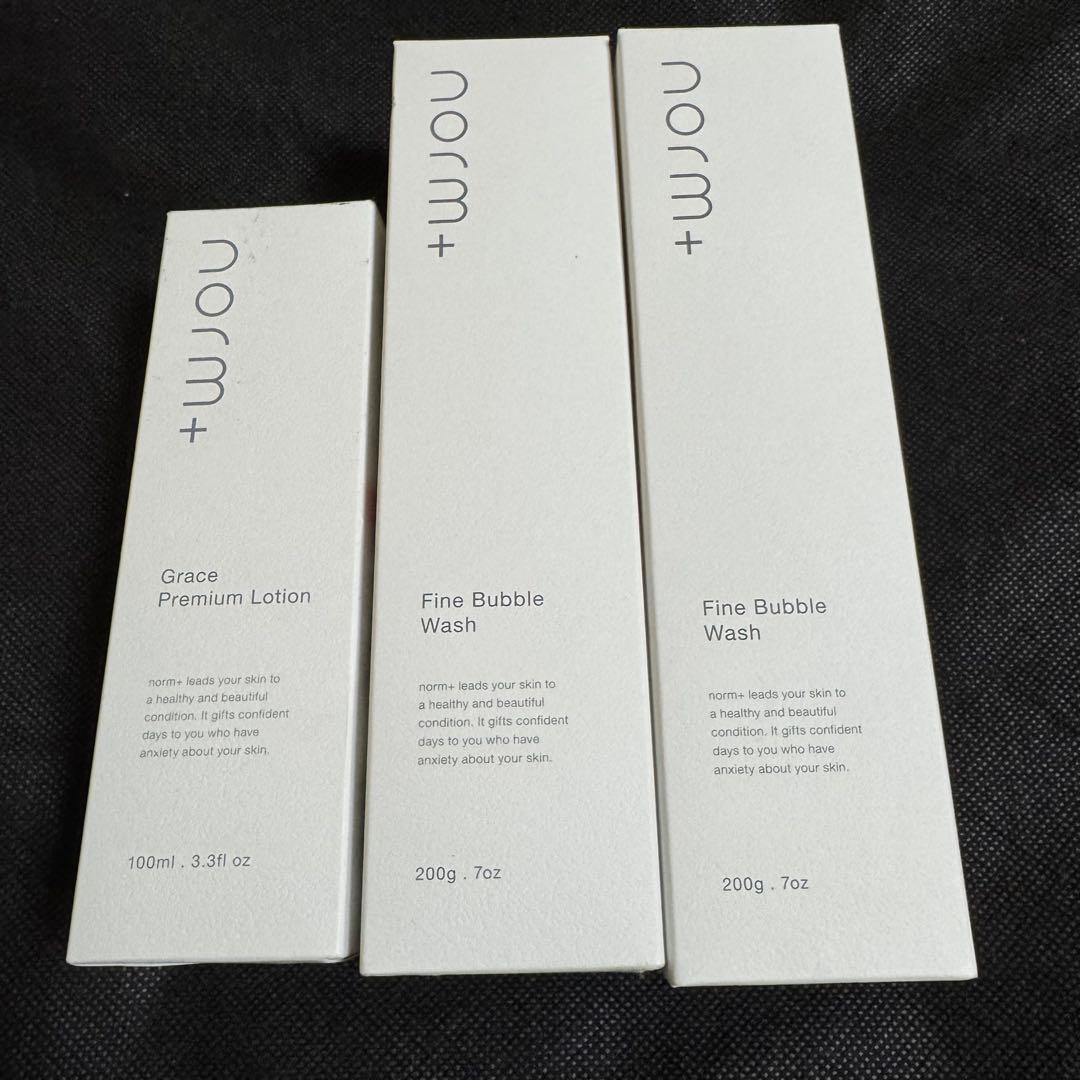 ノームプラス 洗顔2本・化粧水セット