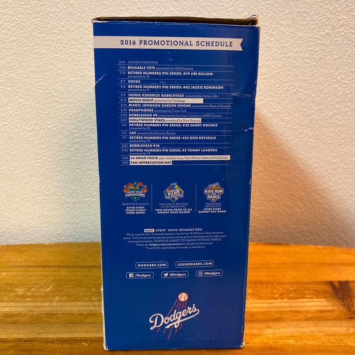 直筆サイン入り LAドジャース Dodgers前田健太選手ボブルヘッド