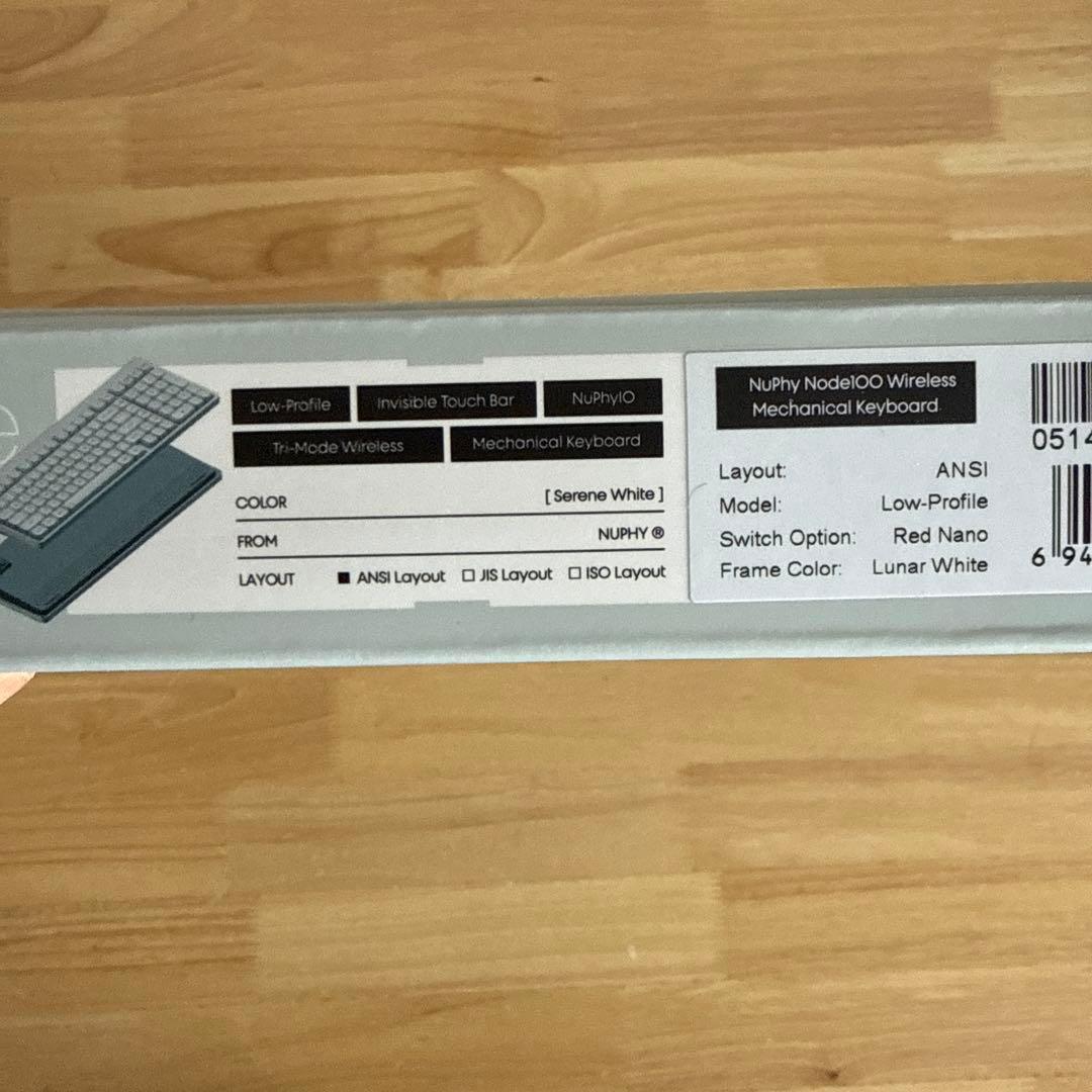 試打のみ｜定価$109.95】NuPhy Node100 ロープロファイル - メルカリ