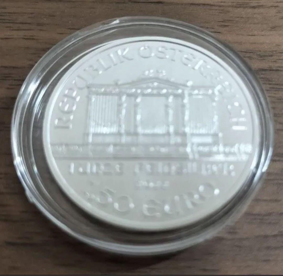 オーストリア ウィーン 銀貨 1オンス 2022年 クリアケース付き