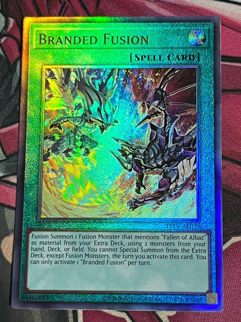 遊戯王　烙印融合　レリーフ　泰亜