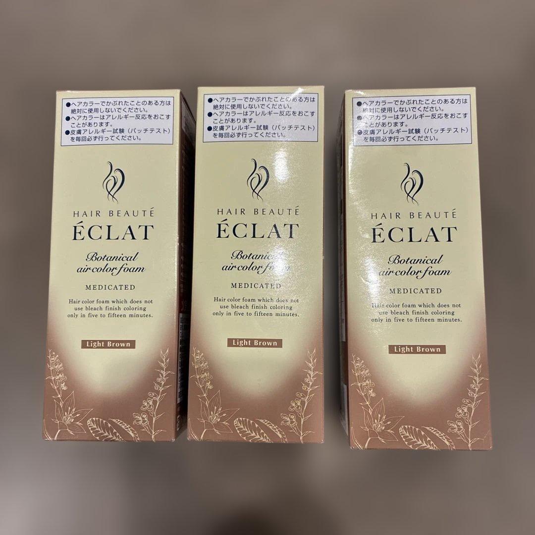 ヘアボーテ　エクラ　ボタニカル　　エアカラーフォームEX ライトブラウン