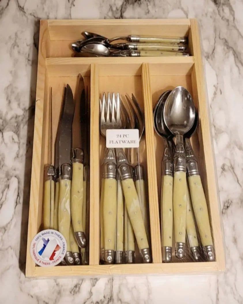 ★Rome★ラギオール24本セット　 木箱付　マーブルアイボリー