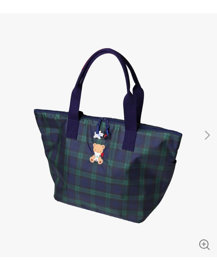 ファミリア　マザーズバッグ　ブラックウォッチ♡日曜日まで値下げ♡