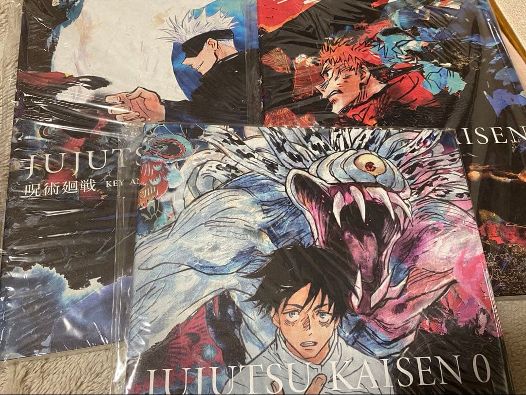 呪術廻戦 KEY ANIMATION 3冊セット＋BOX 収納BOX付】呪術廻戦 「懐玉・玉折」「そういうこと」「宵祭り」 原画