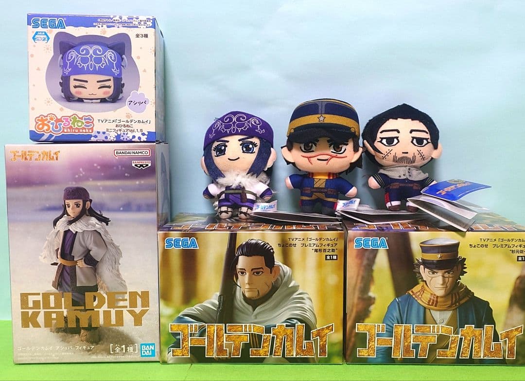ゴールデンカムイ　フィギュア　ぬいぐるみ