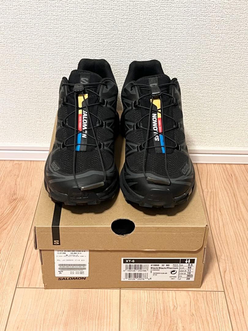 SALOMON XT-6 ブラック 28cm 新品未使用