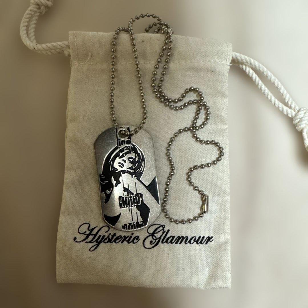 【巾着付き】Hysteric Glamour ドッグタグネックレス