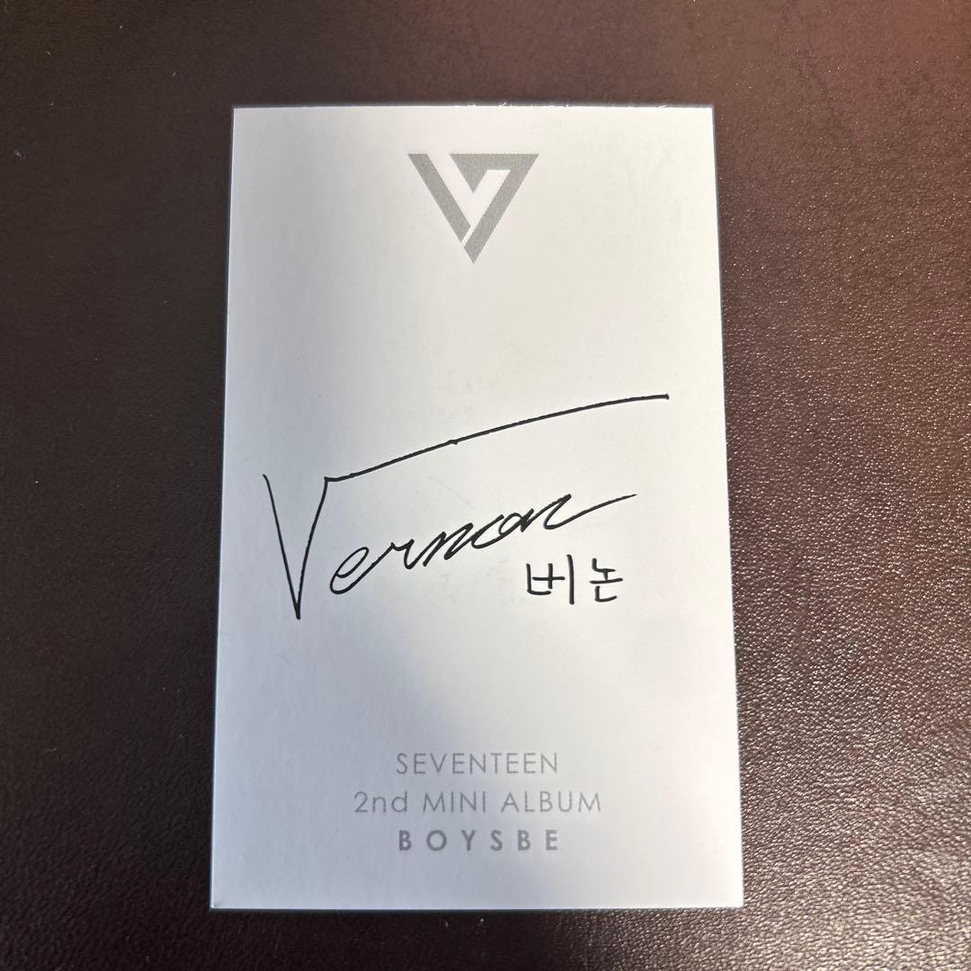 SEVENTEEN Vernon BOYSBE トレカ - メルカリ