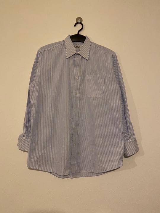 HERMES ストライプシャツ