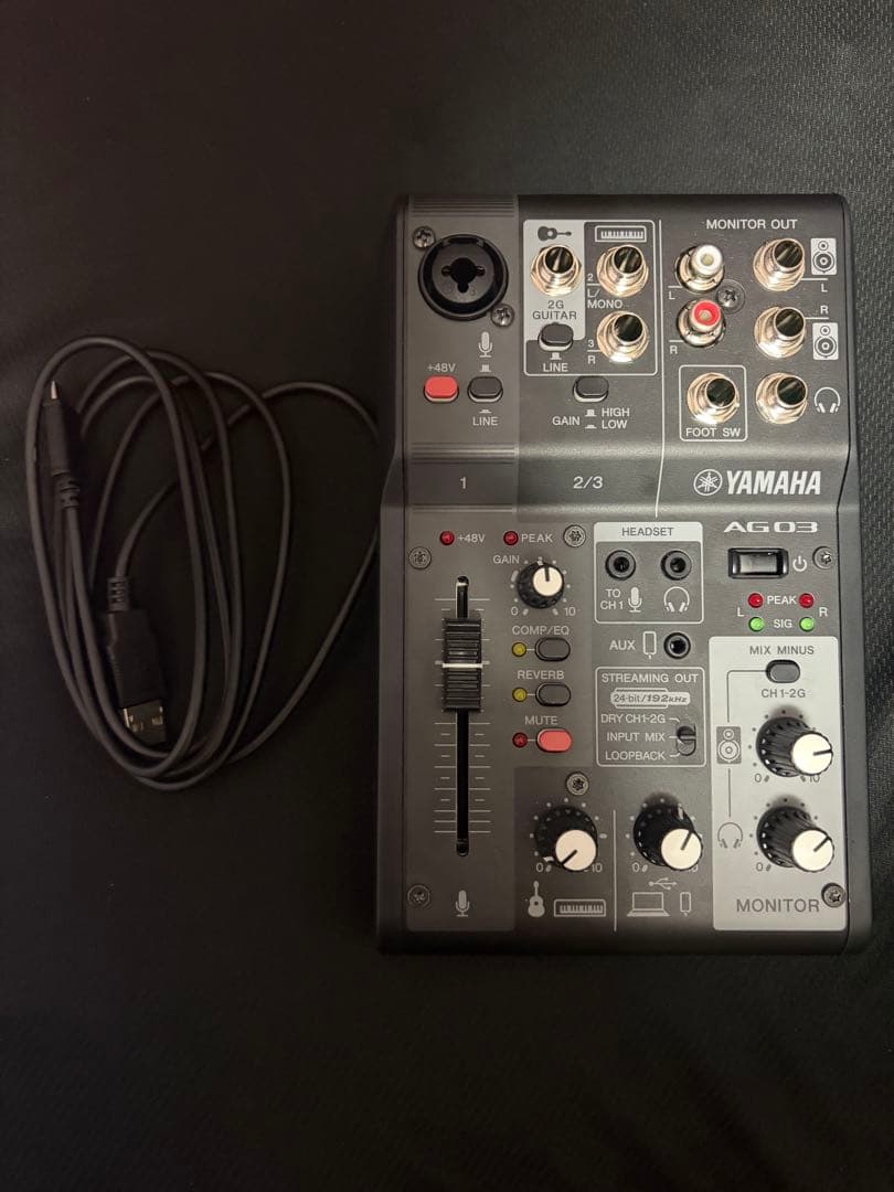 YAMAHA AG03 mk2 オーディオインターフェイス 元箱あり