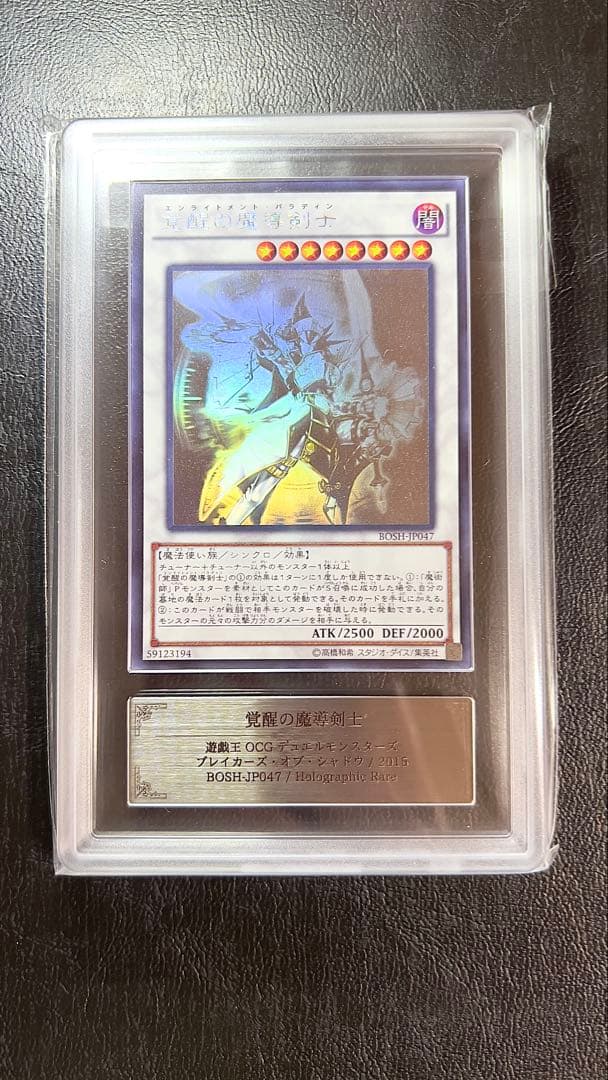 こ*中様 完美品級 ARS10 覚醒の魔導剣士 ホロ 世界に2枚 現状最高評価 覚醒の魔導剣士 | ホログラム | ドラゴンスター | 遊戯王