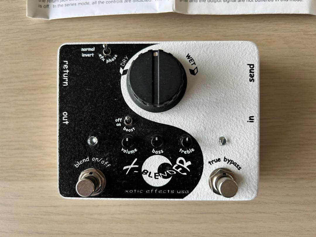 Xotic X-Blender ※箱、説明書付き