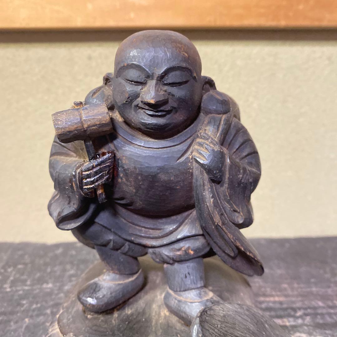 隠れキリシタン大黒天木彫