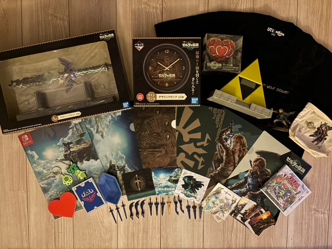 ゼルダの伝説グッズセット 一番くじ ゼルダの伝説 ティアーズ オブ ザ キングダム」が5月9日に