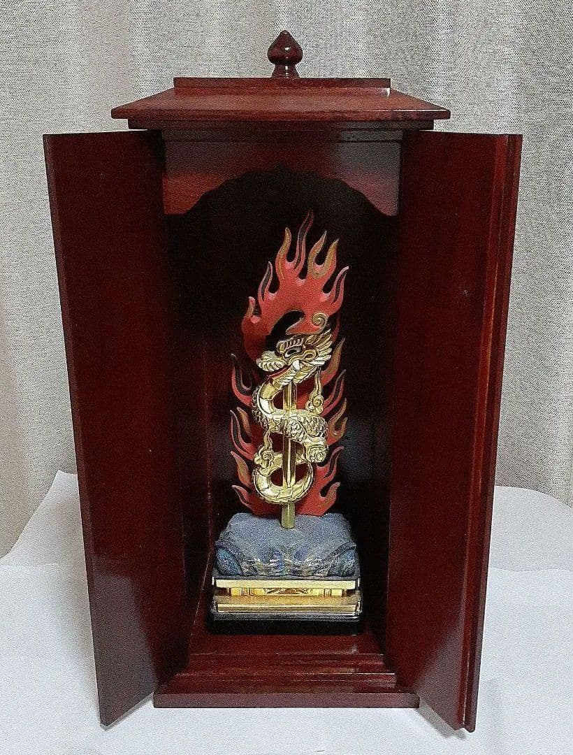 龍王　龍神　厨子入倶利伽羅剣 不動明王 利剣 　仏像 龍王 龍神 厨子入倶利伽羅剣 不動明王 利剣 仏像