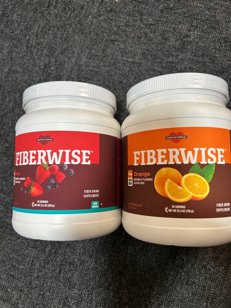 FIBERWISE ファイバーワイズ　オレンジ/ベリー 2個セット FIBERWISE オレンジ 2個セット - メルカリ