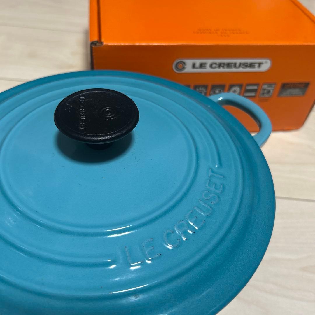 ※最終値下【新品未使用品】LE CREUSET ホーロー鍋 20cm ル・クルーゼ ルクルーゼ Le Creuset 両手鍋 シグニチャー ココット