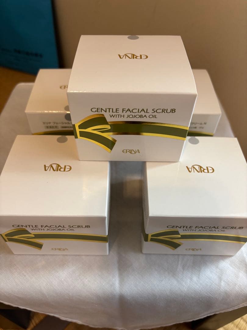 ERINA エリナ　フェーシャルスクラブクリーム　5個セット　(普通肌用)